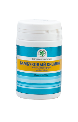 Бамбуковый кремний, 60 капс., Фитомикросферы Бамбуковый кремний, 60 капс., Фитомикросферы